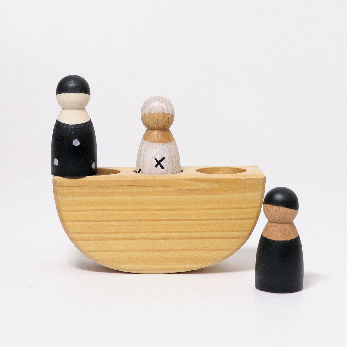 GRIMM´S 3点セット Grimms Wooden Three in a Boat Monochrome – The Acorn Store
