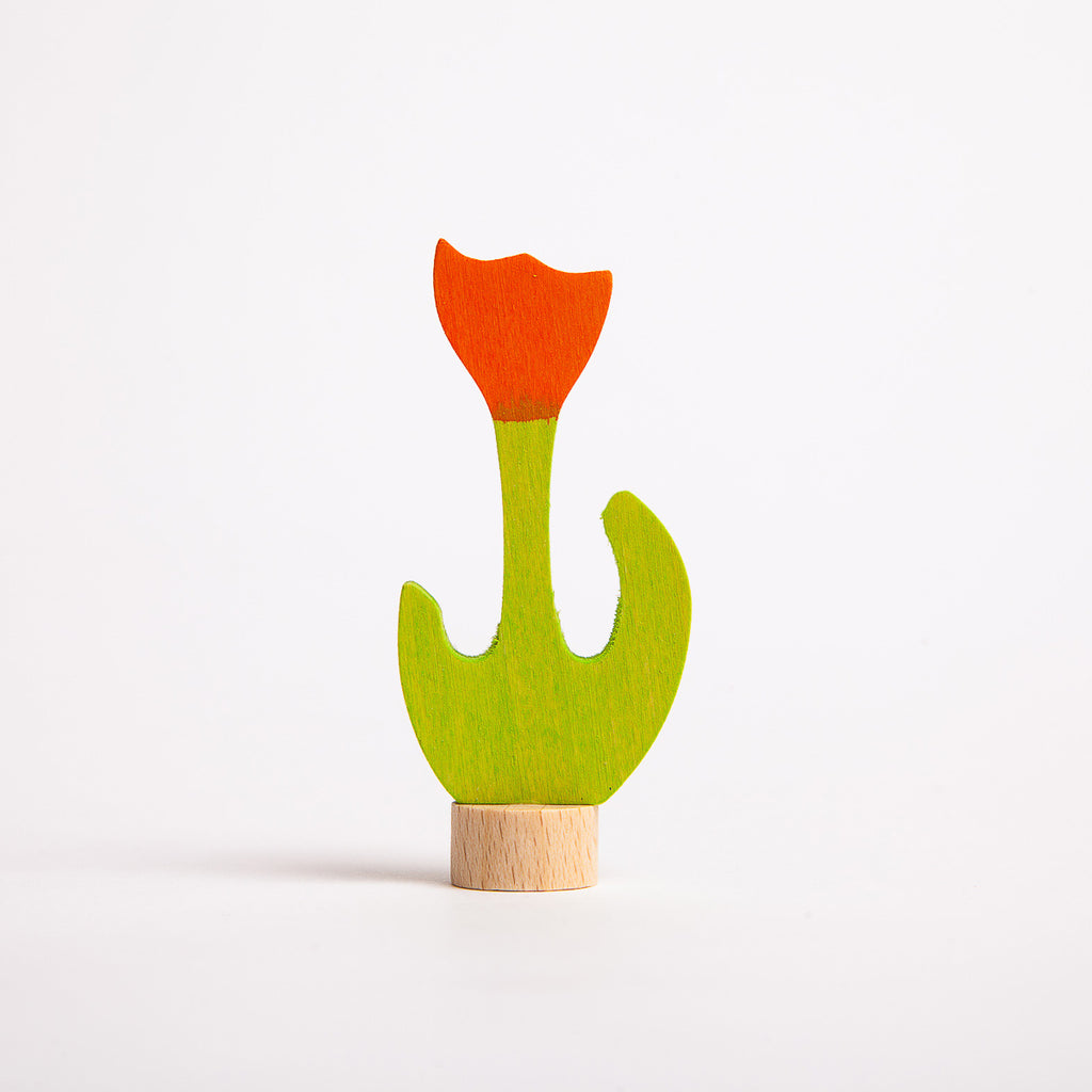 Decorative Figure Red Tulip - Grimm's Spiel & Holtz - The Acorn Store - Décor