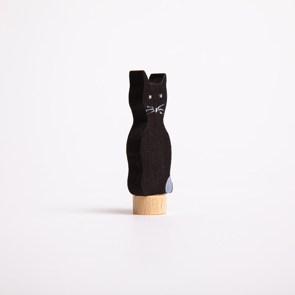 Decorative Figure Black Cat - Grimm's Spiel & Holtz - The Acorn Store - Décor