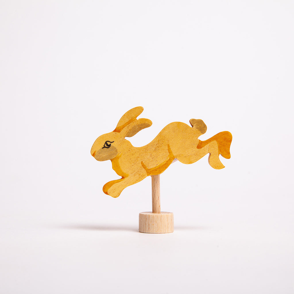 Decorative Figure Jumping Rabbit - Grimm's Spiel & Holtz - The Acorn Store - Décor