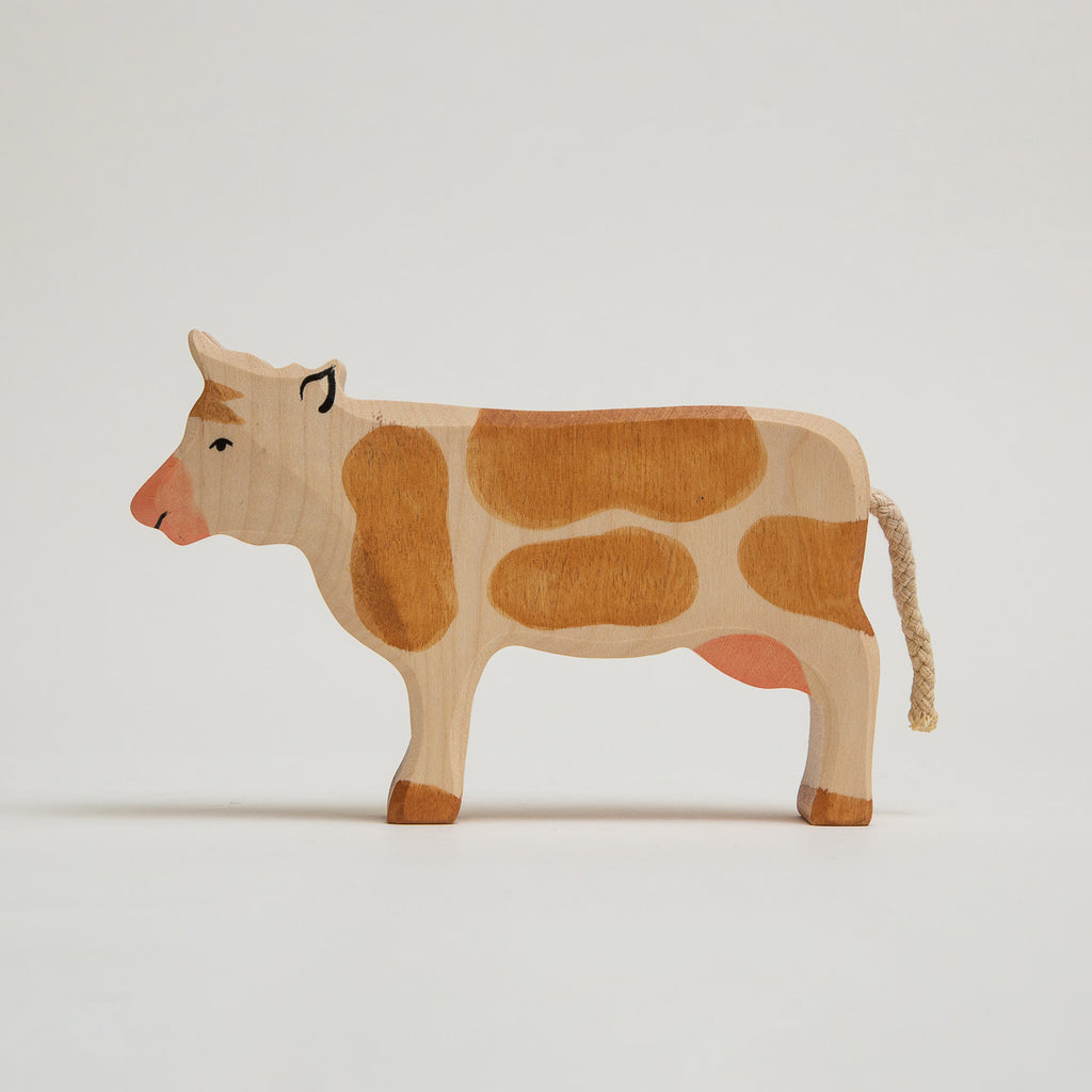 Cow Standing - Brown - Holztiger - The Acorn Store - Décor