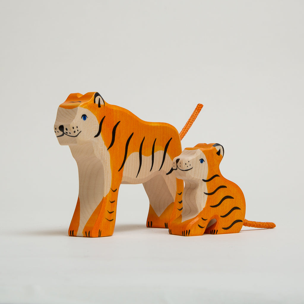 Tiger Standing - Orange - Holztiger - The Acorn Store - Décor
