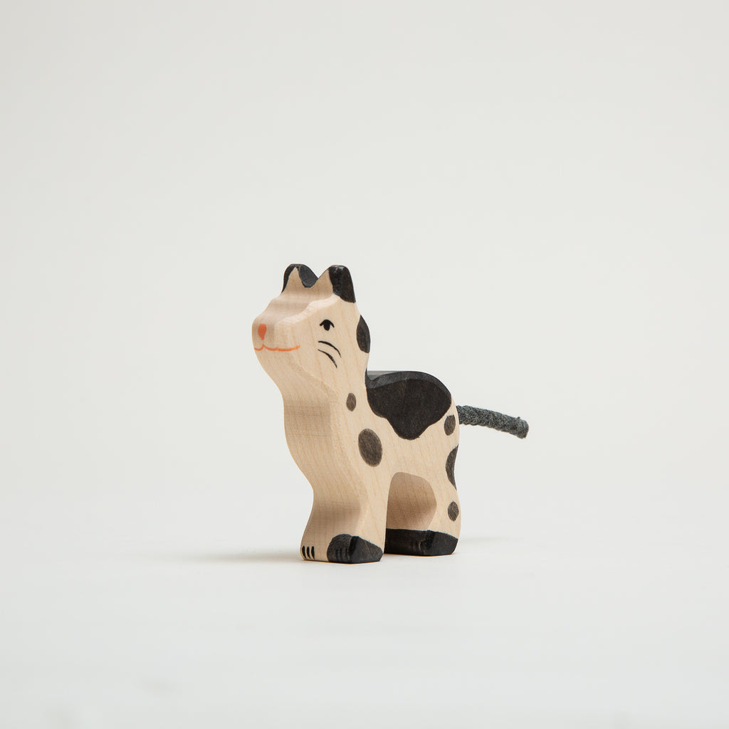 Cat - Spotted Black - Holztiger - The Acorn Store - Décor