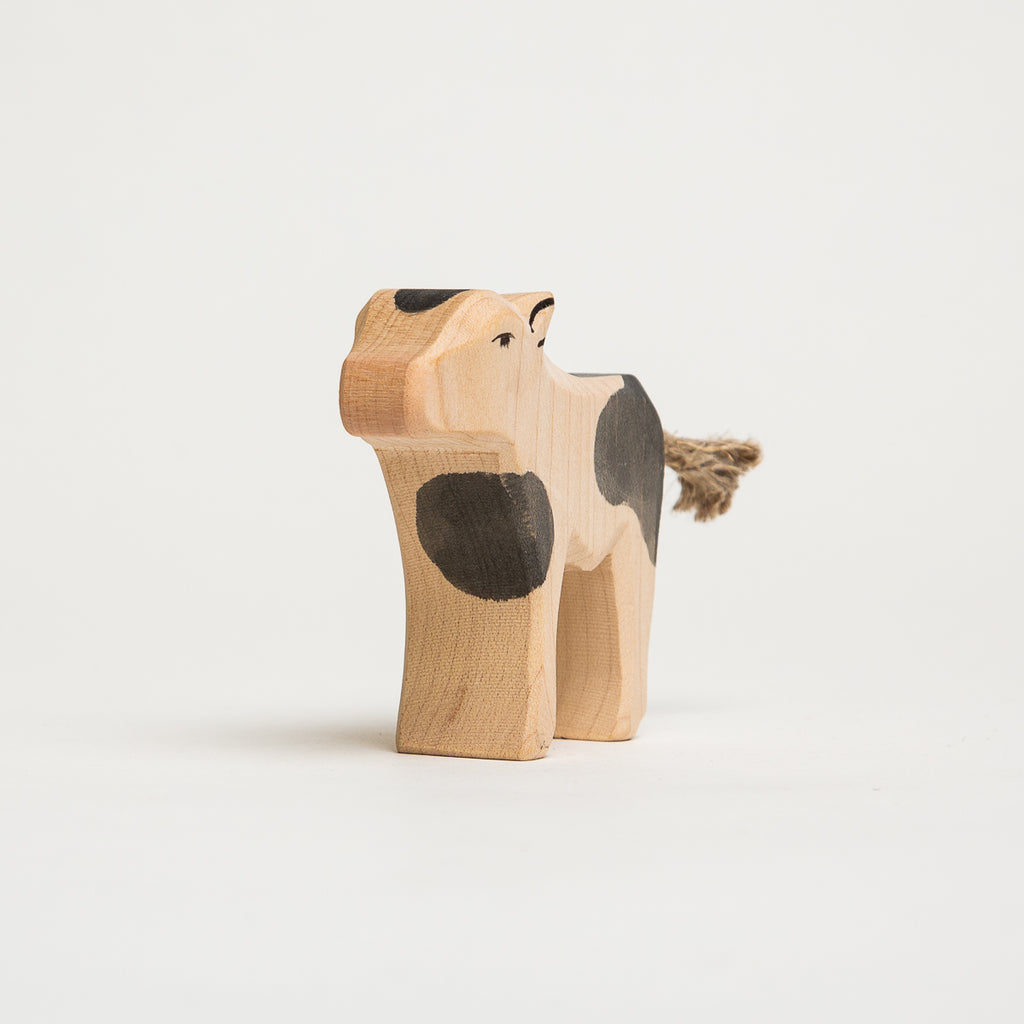 Calf Black and White Standing - Ostheimer Wooden Toys - The Acorn Store - Décor
