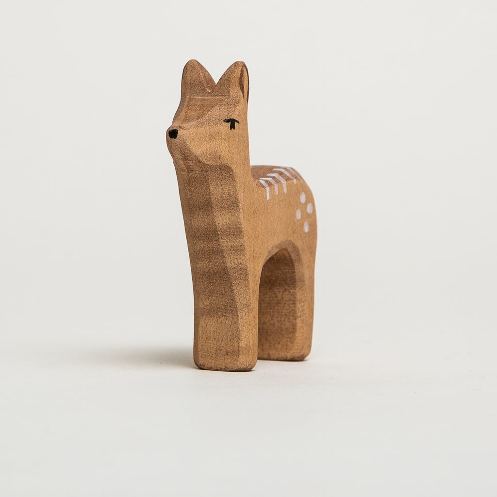 Deer Red Fawn Stand - Ostheimer Wooden Toys - The Acorn Store - Décor