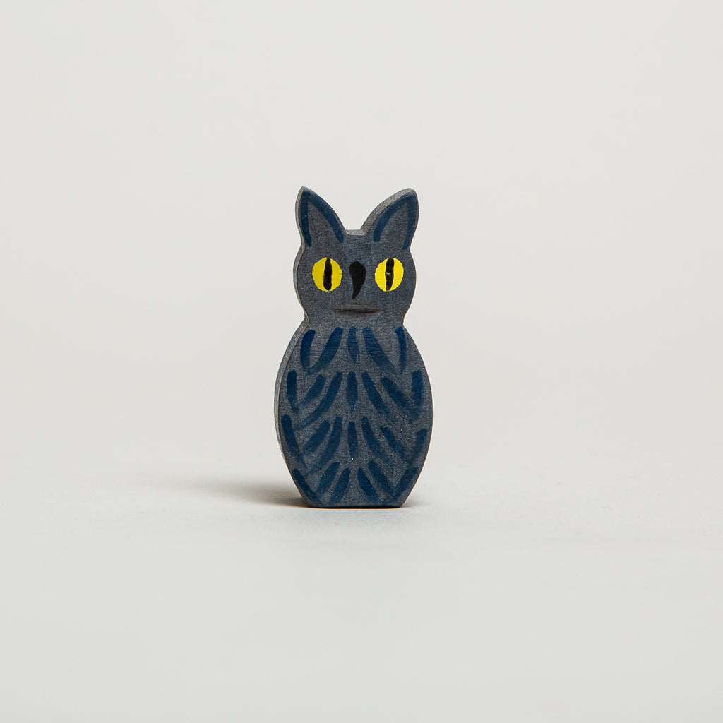 Owl Blue - Ostheimer Wooden Toys - The Acorn Store - Décor