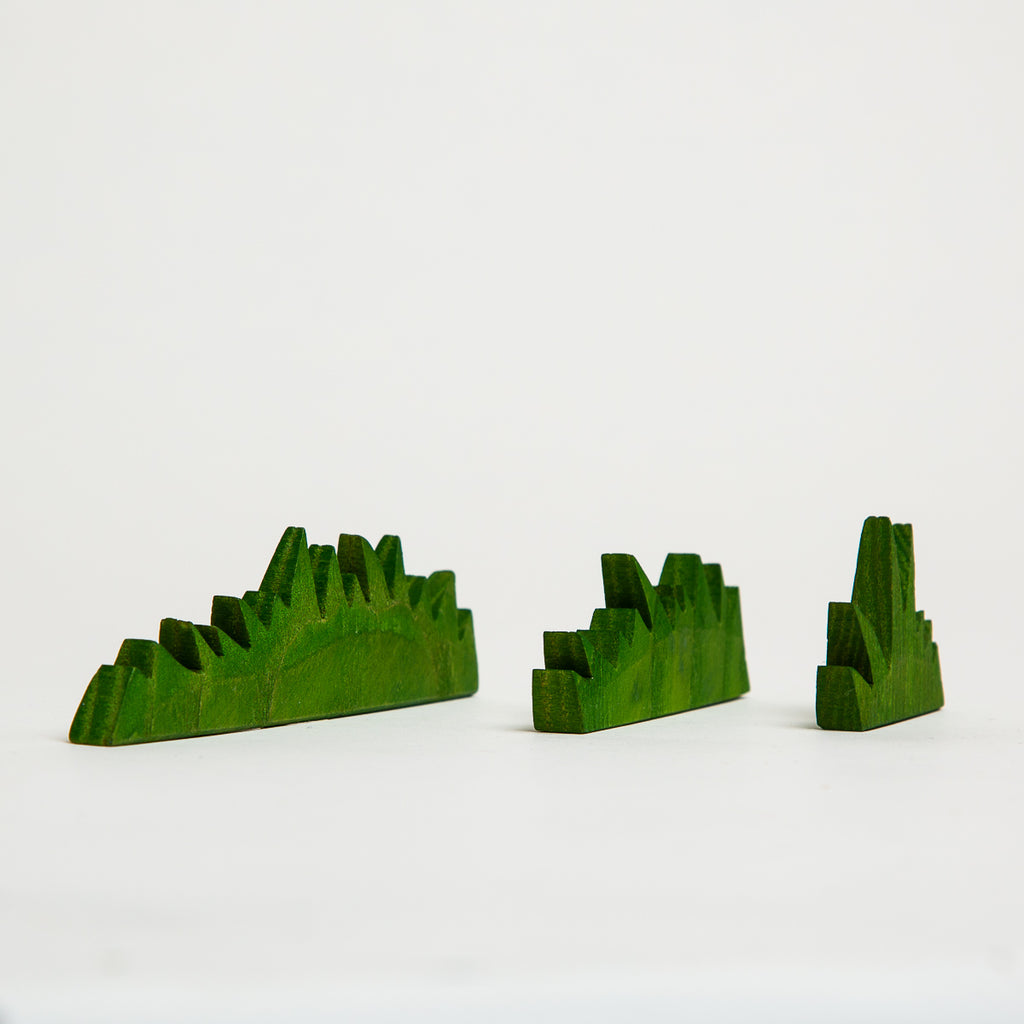 Grass 3 Pieces - Ostheimer Wooden Toys - The Acorn Store - Décor
