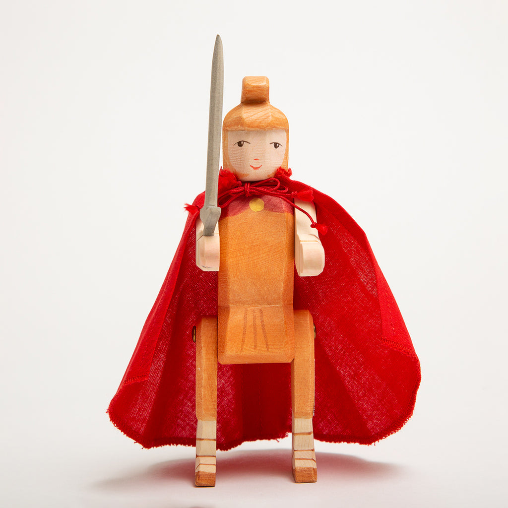 St. Martin with Sword and Cape - Ostheimer Wooden Toys - The Acorn Store - Décor