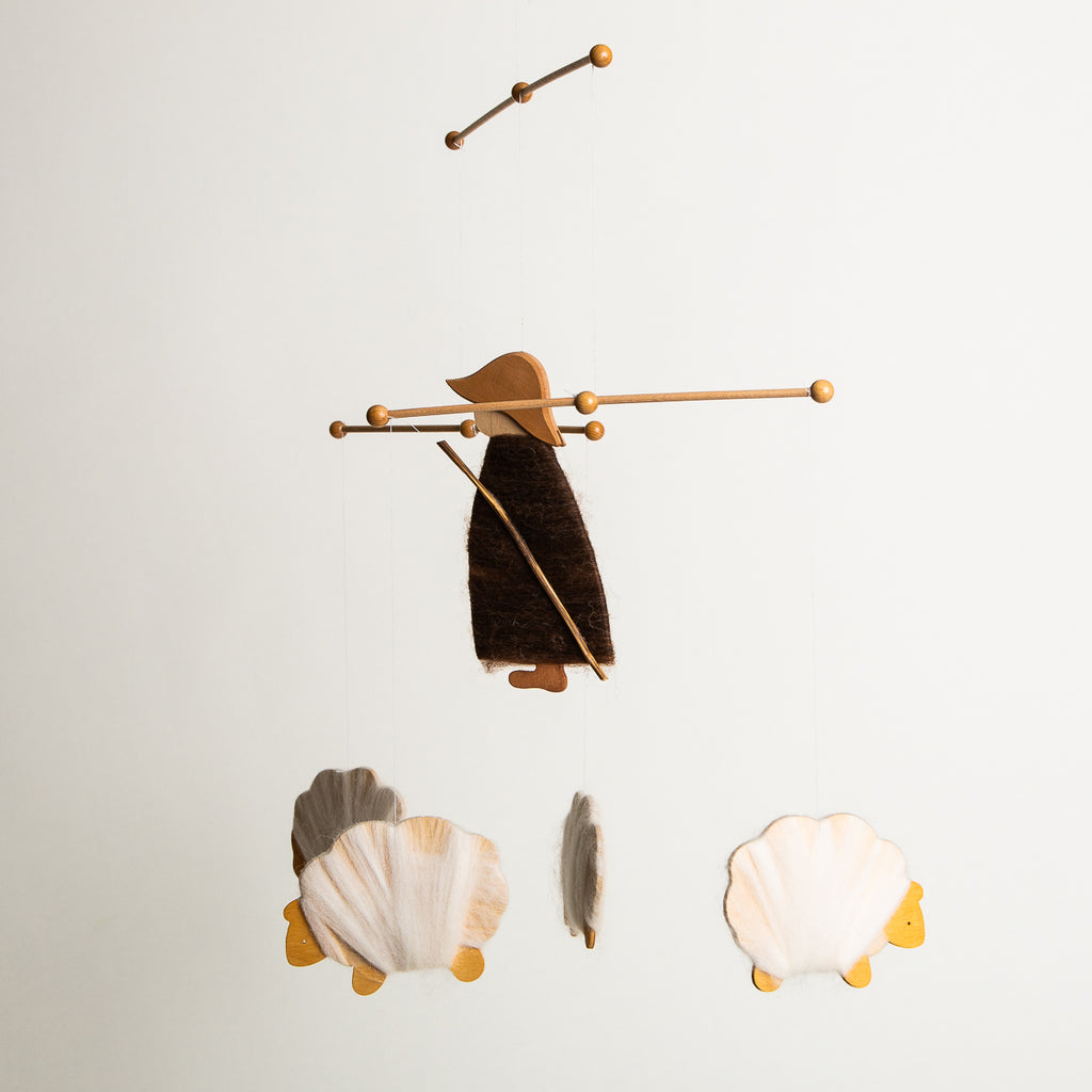 Mobile Shepherd - Ostheimer Wooden Toys - The Acorn Store - Décor