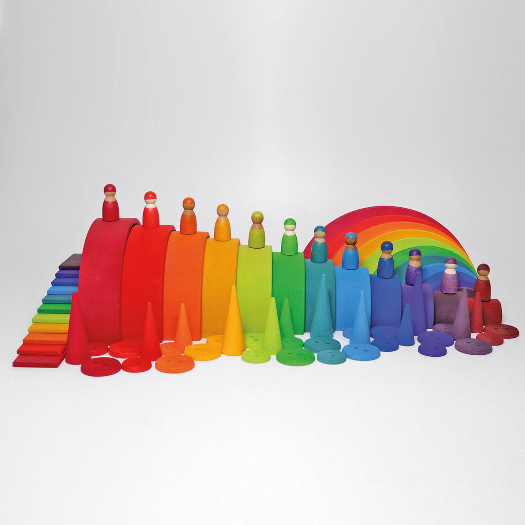 Rainbow Friends - Grimm's Spiel & Holtz - The Acorn Store - Wooden Toy