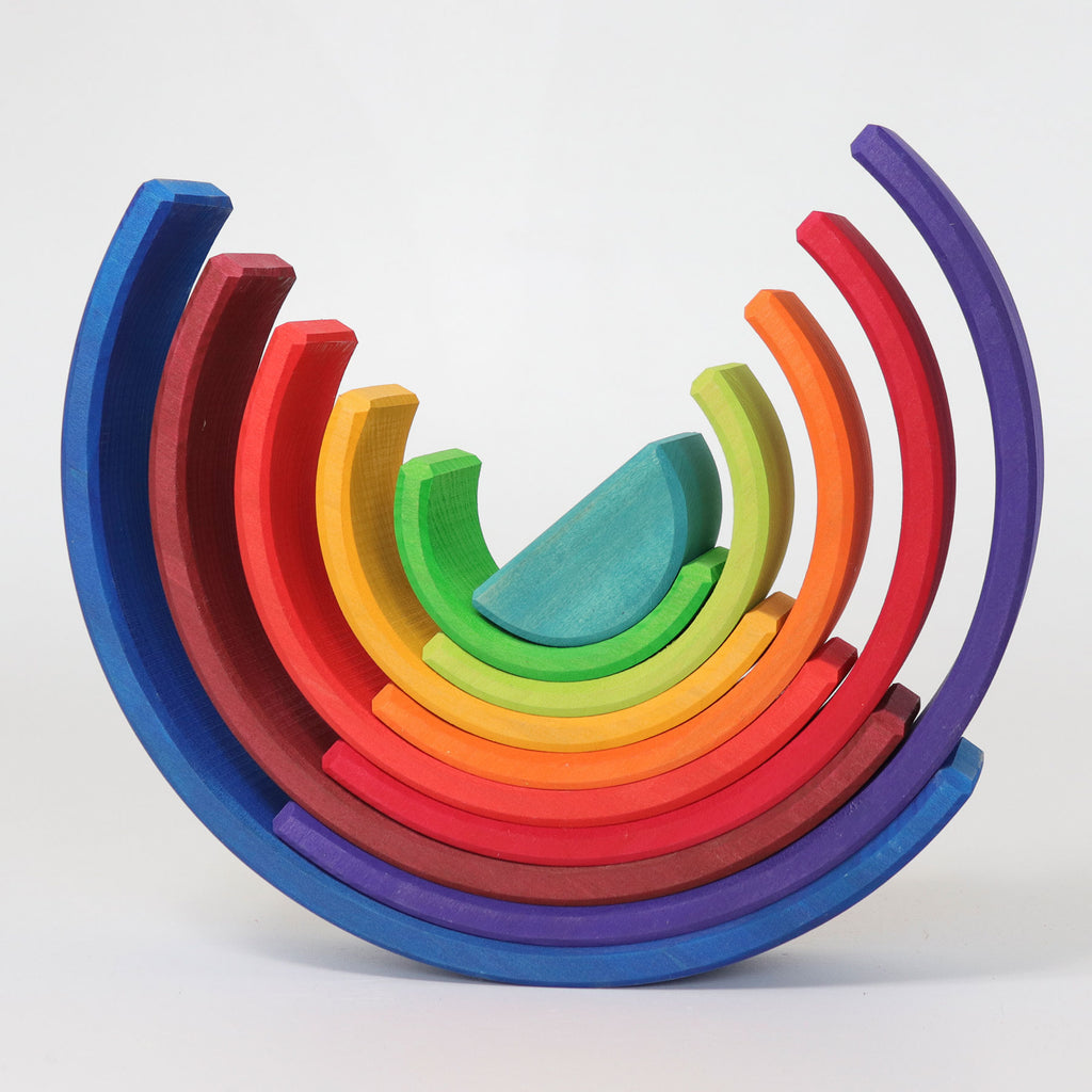 Counting Rainbow - Grimm's Spiel & Holtz - The Acorn Store - Wooden Toy
