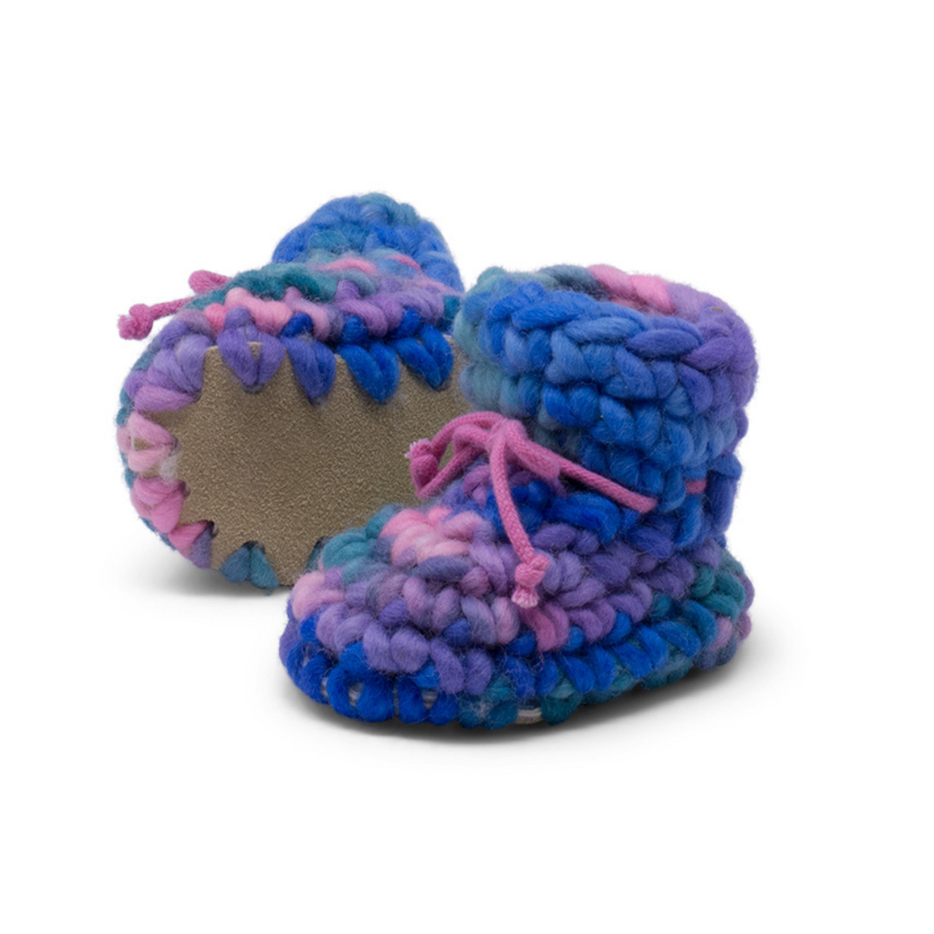 Newborn Slipper - Multi Pink - Padraig Cottage - The Acorn Store