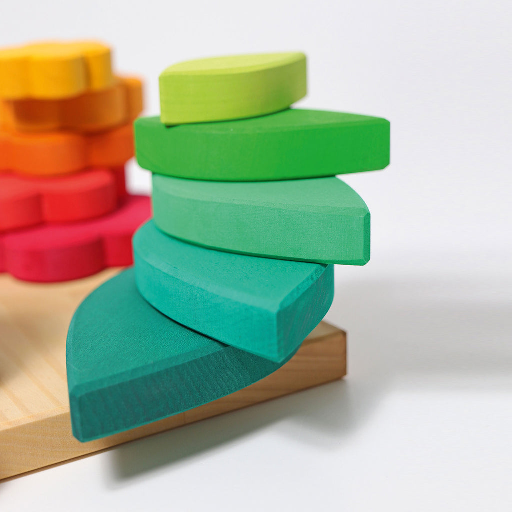 Stacking Game Shapes - Grimm's Spiel & Holtz - The Acorn Store - Wooden Toy