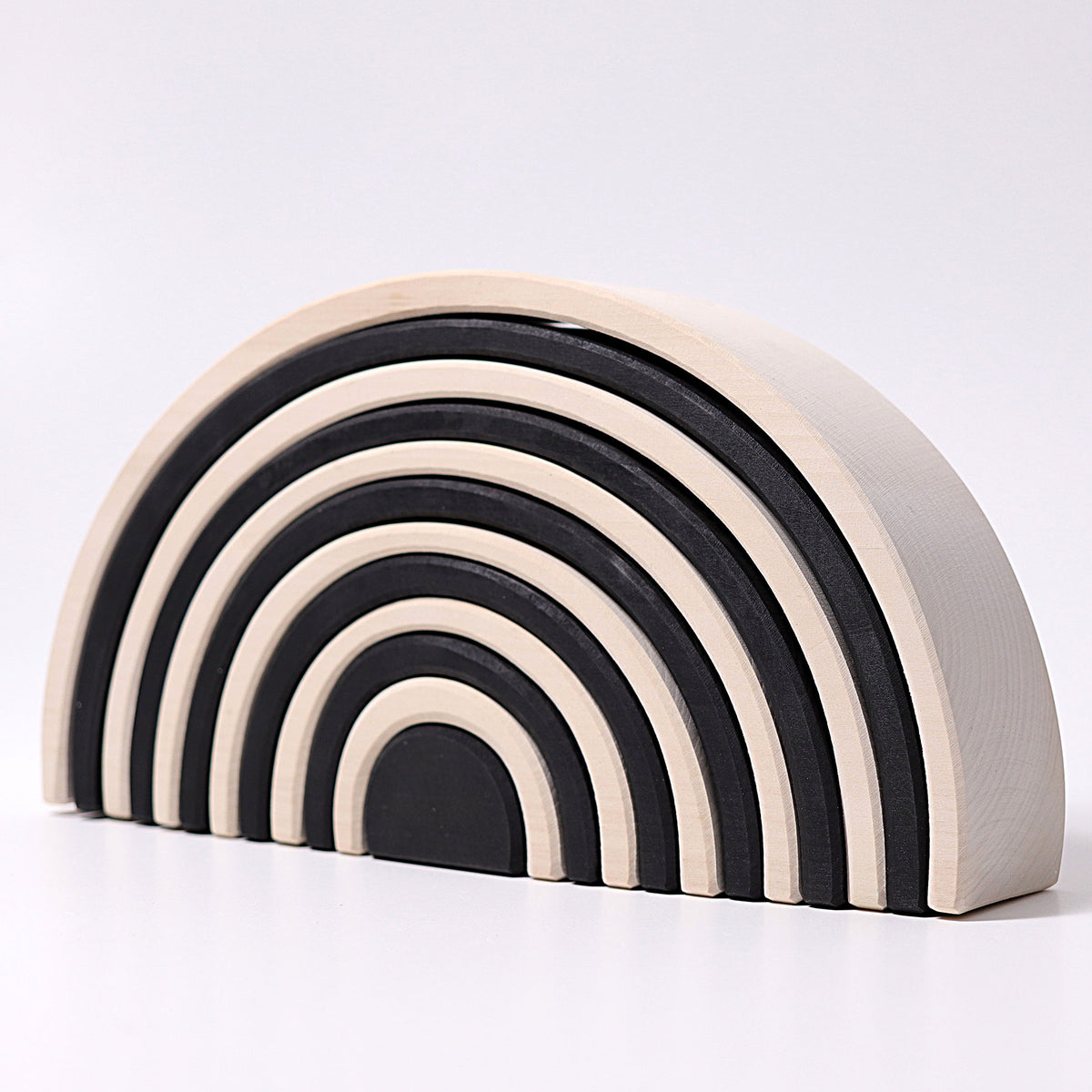 Grimms Wooden Rainbow Large Monochrome – The Acorn Store