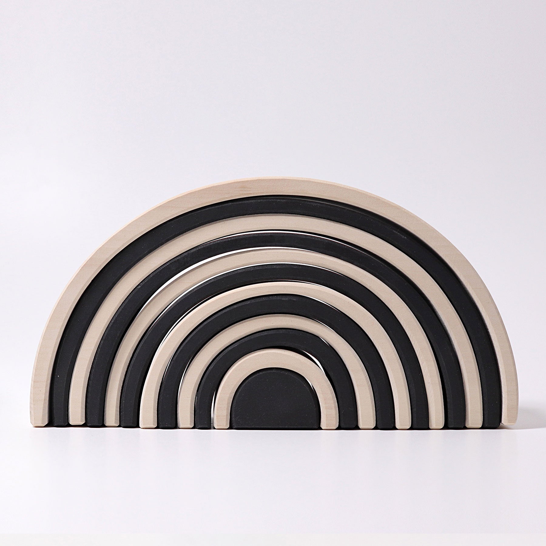 Grimms Wooden Rainbow Large Monochrome – The Acorn Store