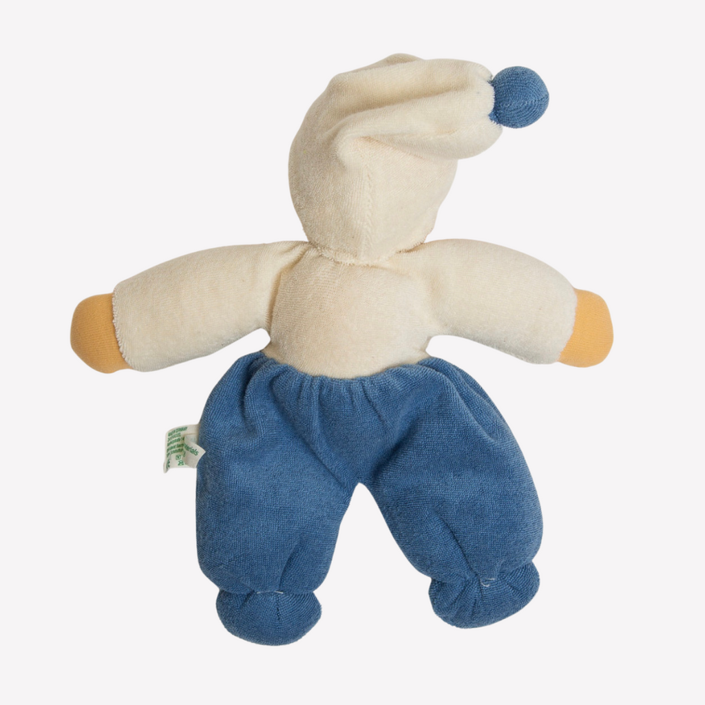 Nanchen Natur Organic Cotton and Organic Wool - Mopschen -  Lovey / Sleeping Doll Sweet, soft, cuddly and perfect for baby. Lovingly handmade to be just right for tiny hands to grasp and hold. Soothing, cozy, wonderfully soft and adorable to look at. Great at home or on the go and a perfect gift! Each sold separately.