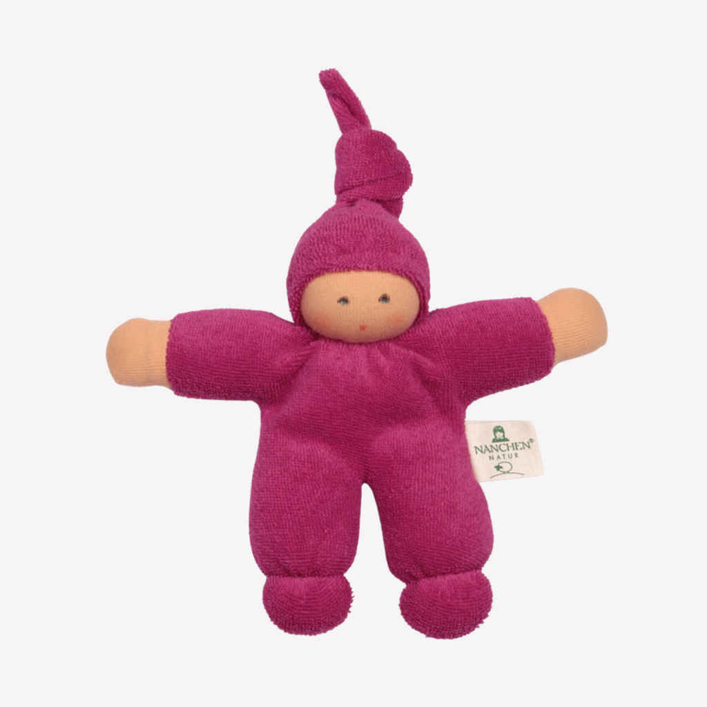 Sweet, soft, cuddly and perfect for baby. Lovingly handmade to be just right for tiny hands to grasp and hold. Wonderfully soft and adorable to look at. Great at home or on the go and a perfect gift! Each sold separately. Organic Cotton and organic wool