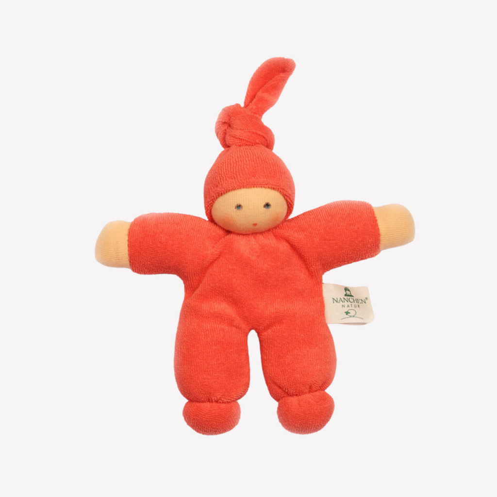 Sweet, soft, cuddly and perfect for baby. Lovingly handmade to be just right for tiny hands to grasp and hold. Wonderfully soft and adorable to look at. Great at home or on the go and a perfect gift! Each sold separately. Organic Cotton and organic wool