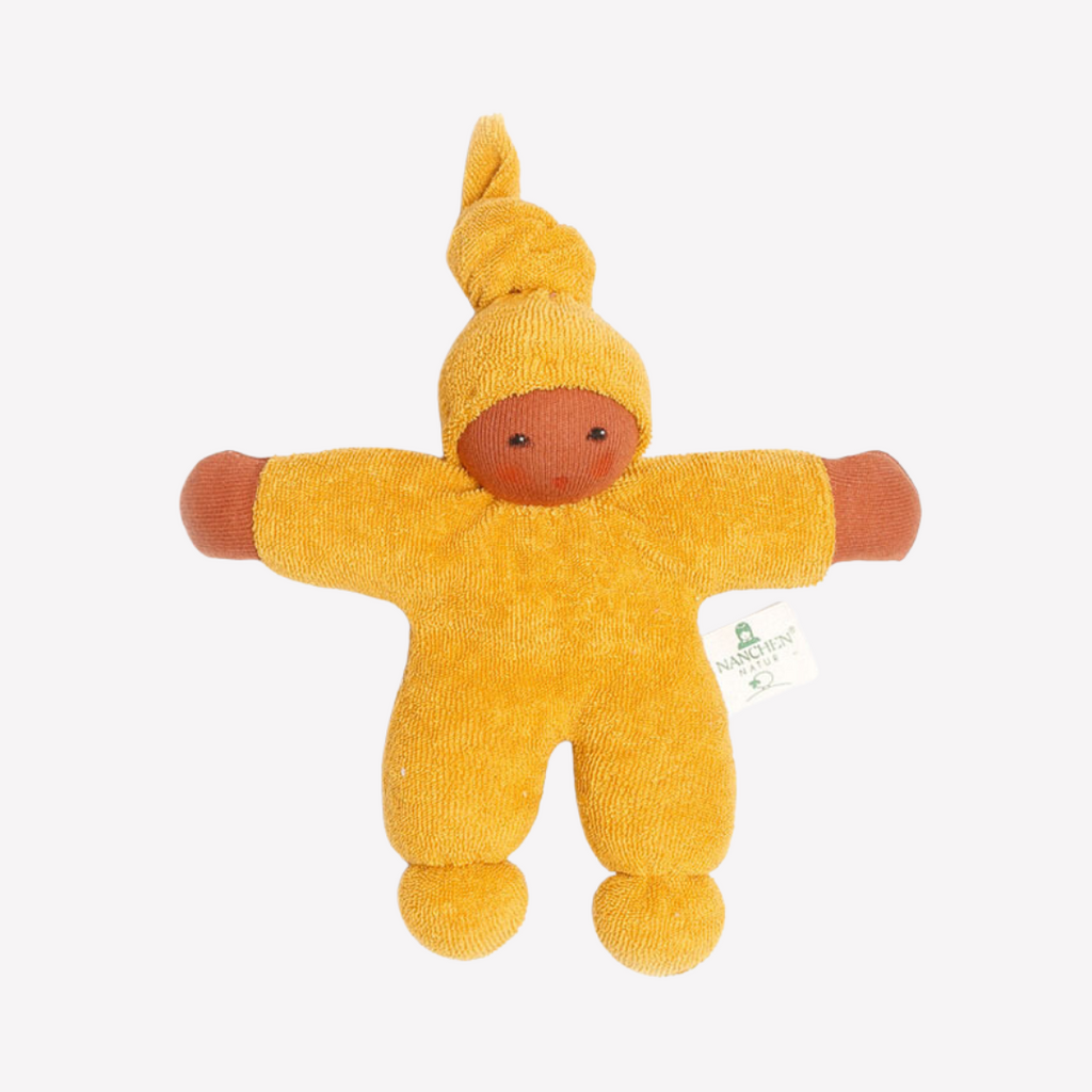 Sweet, soft, cuddly and perfect for baby. Lovingly handmade to be just right for tiny hands to grasp and hold. Wonderfully soft and adorable to look at. Great at home or on the go and a perfect gift! Each sold separately. Organic Cotton and organic wool