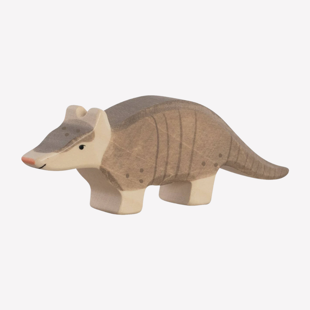 Wooden armadillo figure Goki Holztiger 80621 animal figure