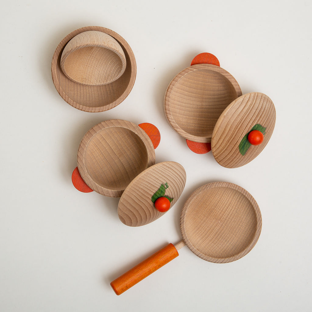 Natural Cooking Set - Erzi - The Acorn Store - 