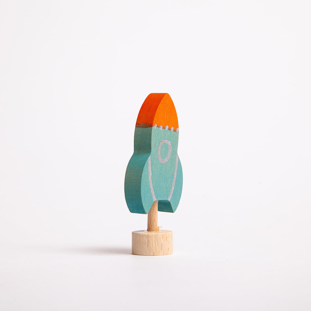 Decorative Figure Rocket - Grimm's Spiel & Holtz - The Acorn Store - Décor