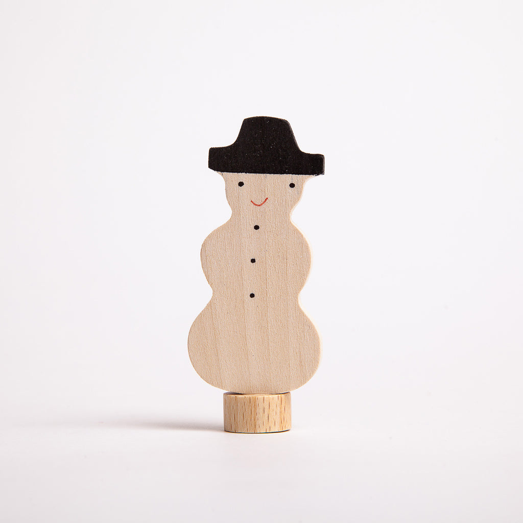 Decorative Figure Snowman - Grimm's Spiel & Holtz - The Acorn Store - Décor
