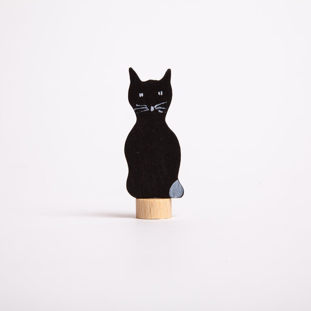 Decorative Figure Black Cat - Grimm's Spiel & Holtz - The Acorn Store - Décor