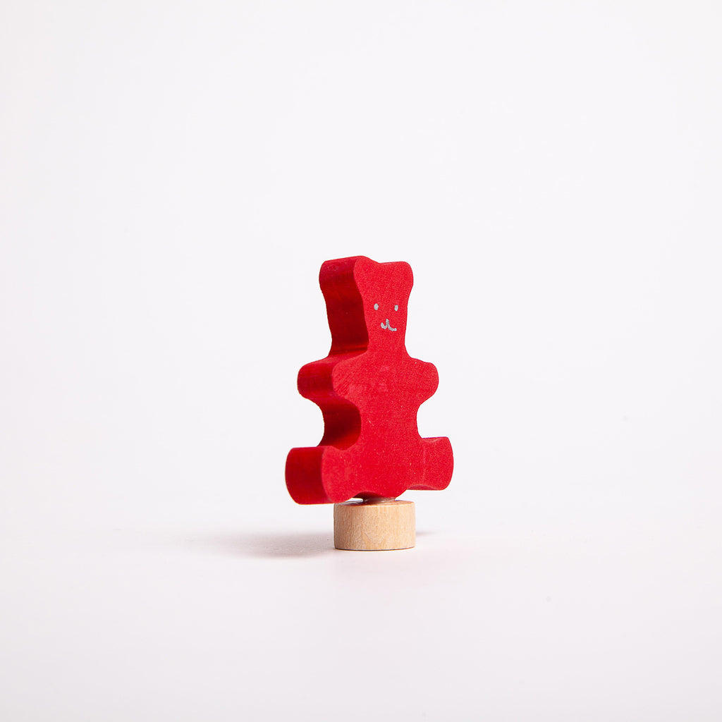 Decorative Figure Sitting Bear - Grimm's Spiel & Holtz - The Acorn Store - Décor
