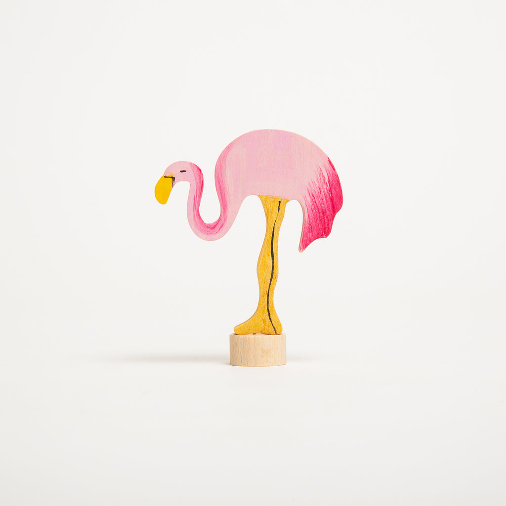 Decorative Figure Flamingo - Grimm's Spiel & Holtz - The Acorn Store - Décor