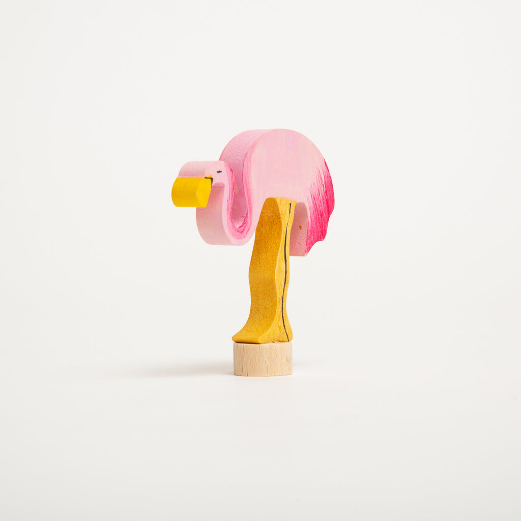 Decorative Figure Flamingo - Grimm's Spiel & Holtz - The Acorn Store - Décor