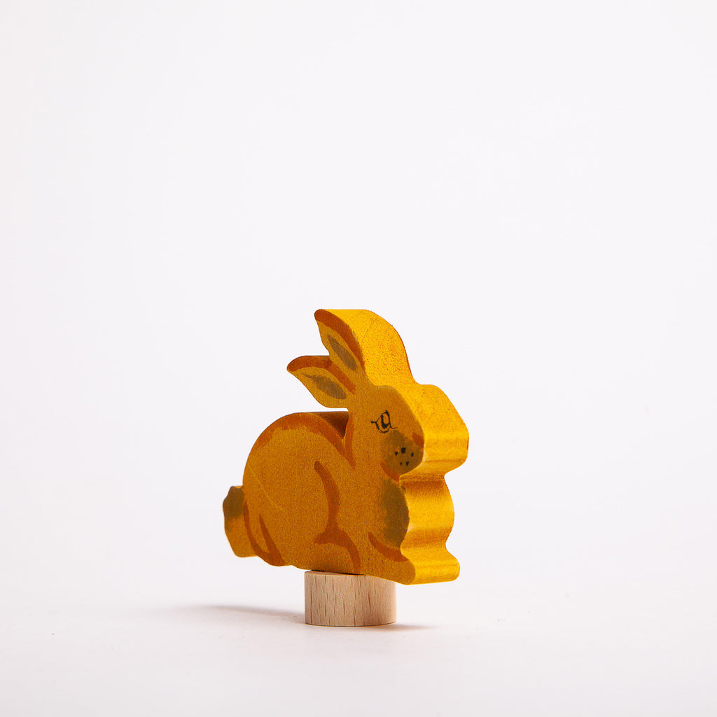 Decorative Figure Sitting Rabbit - Grimm's Spiel & Holtz - The Acorn Store - Décor