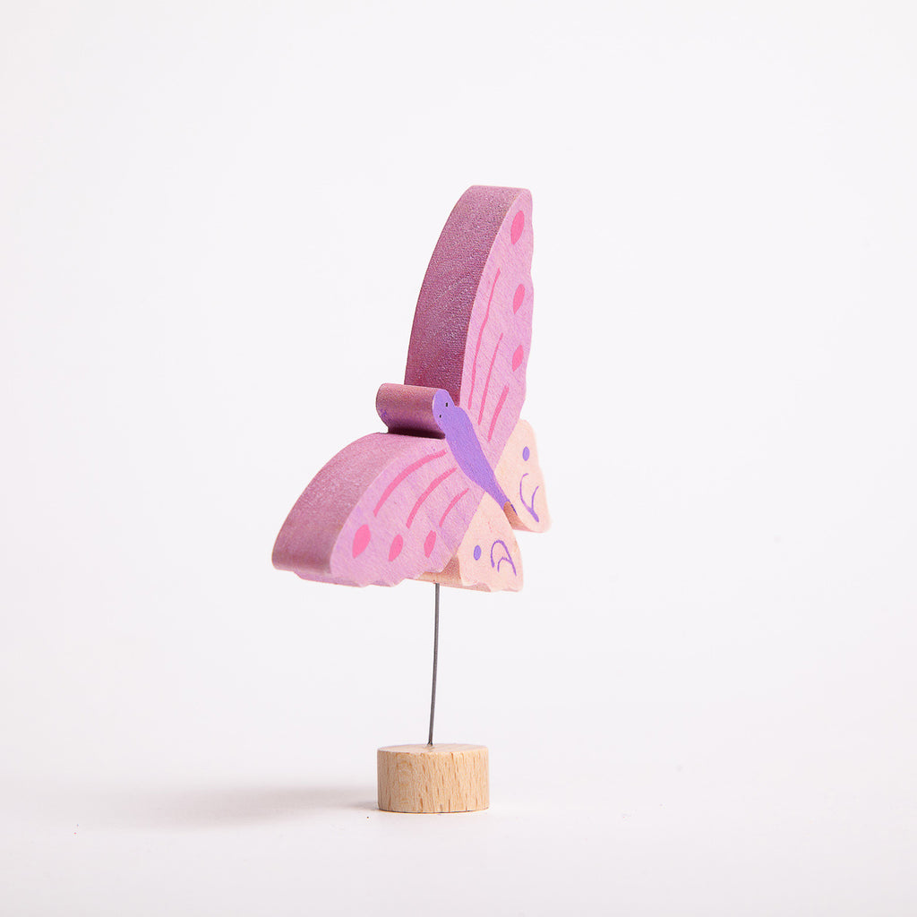 Decorative Figure Pink Butterfly - Grimm's Spiel & Holtz - The Acorn Store - Décor