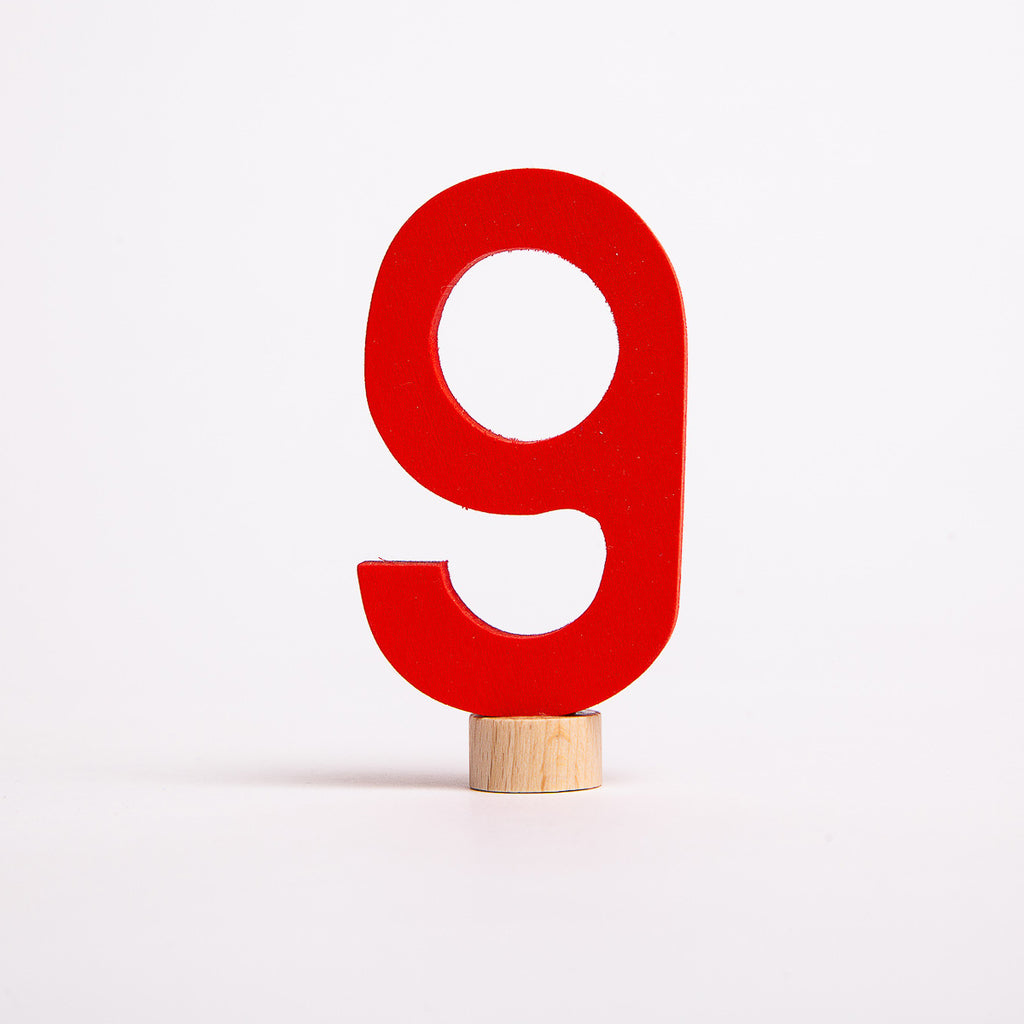 Decorative Numbers - Grimm's Spiel & Holtz - The Acorn Store - Décor