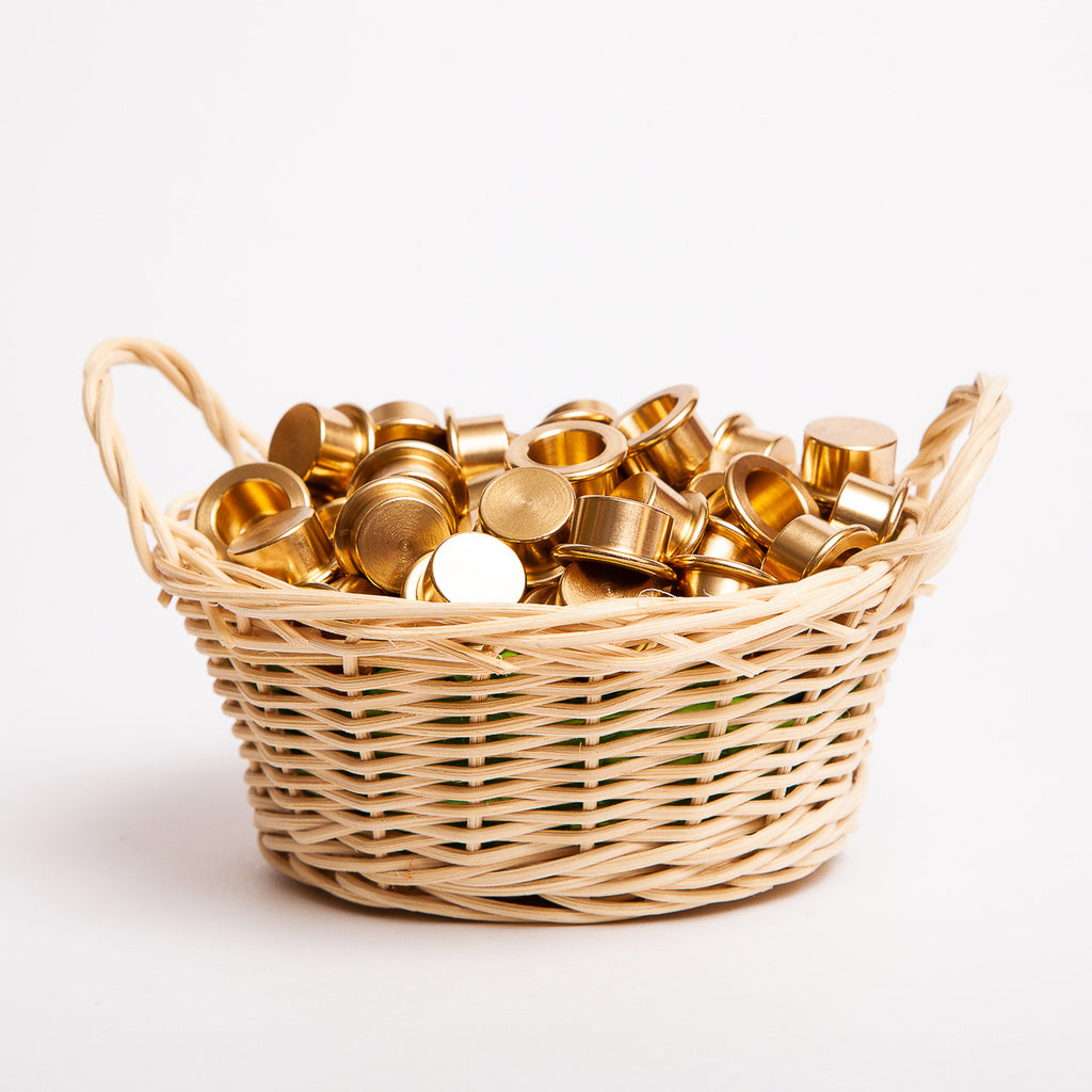 Brass Candle Holder - Grimm's Spiel & Holtz - The Acorn Store - 