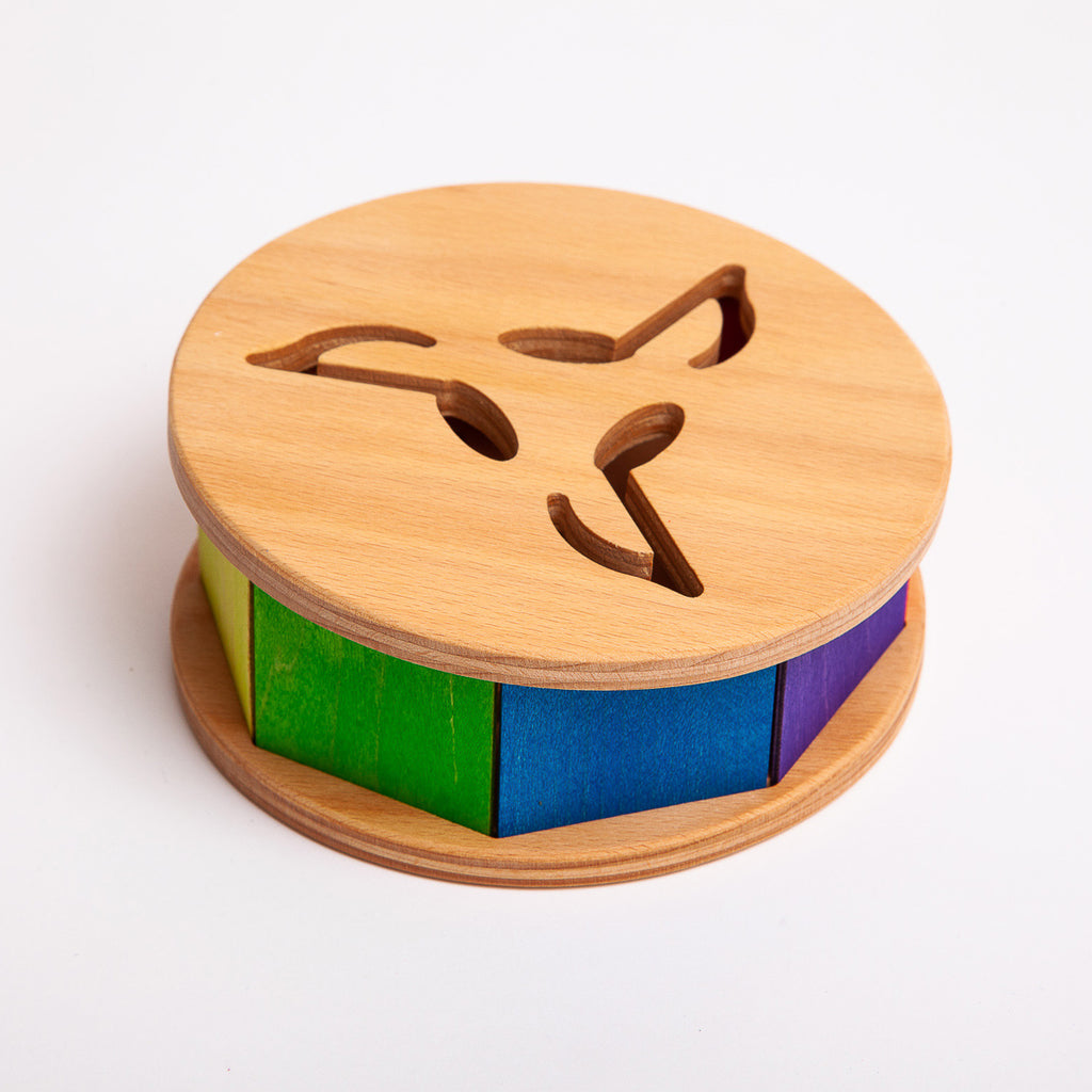 Grimms Wooden Sound and Color Wheel – The Acorn Store