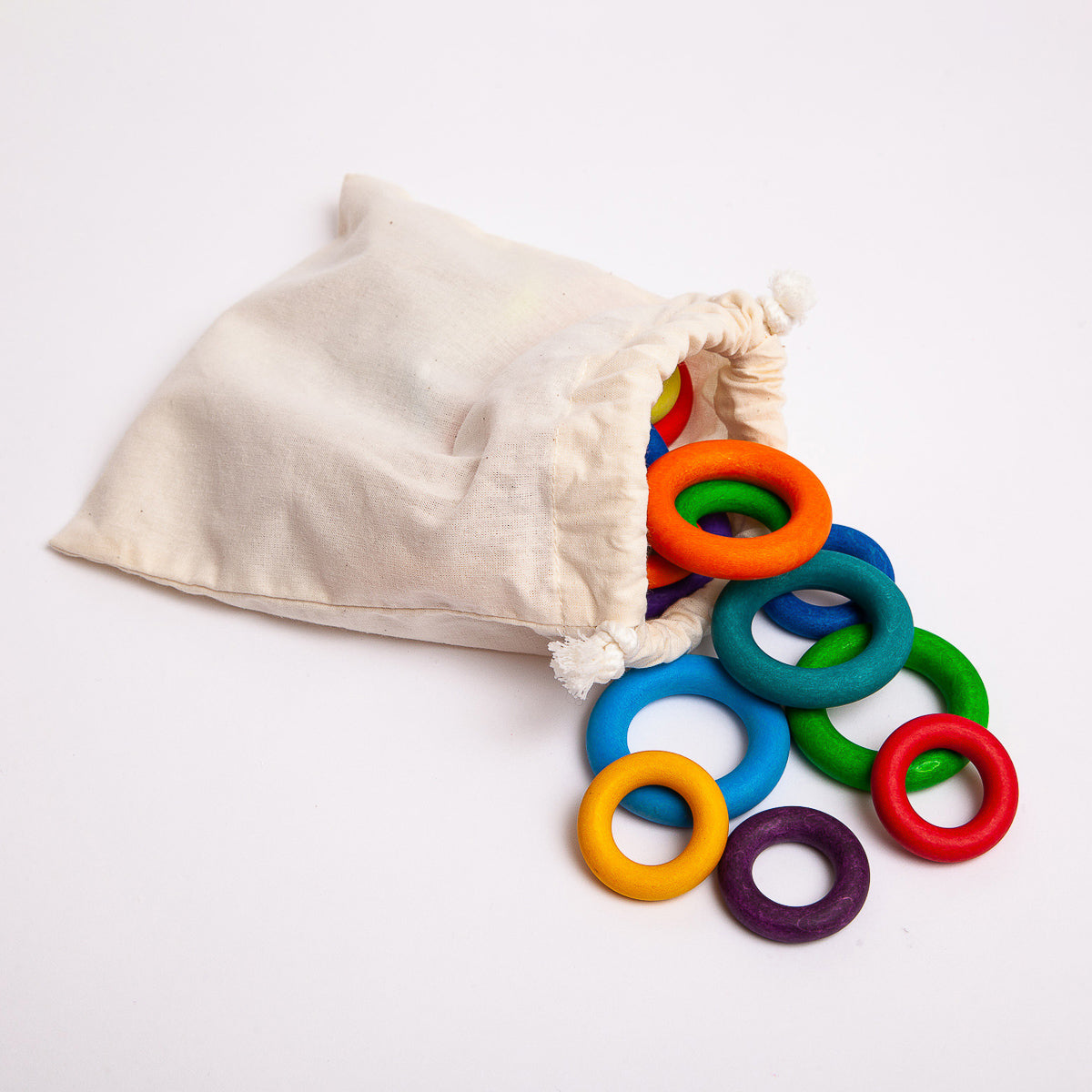 Grimms Natural Rainbow Building Rings – The Acorn Store