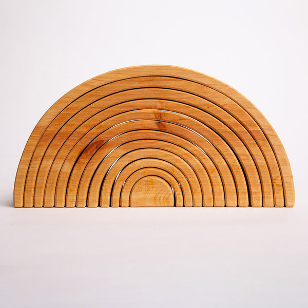 Wooden cheap rainbow natural