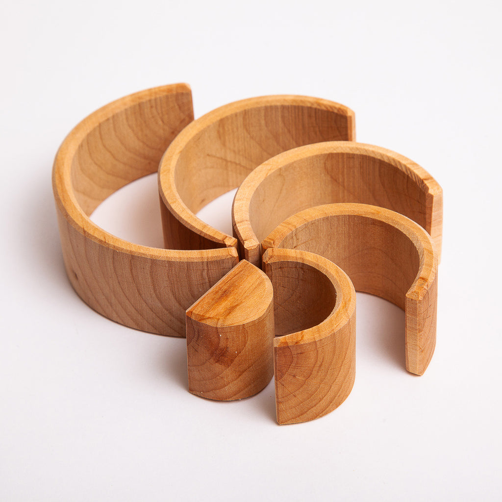 Small Natural Rainbow - Grimm's Spiel & Holtz - The Acorn Store - Wooden Toy