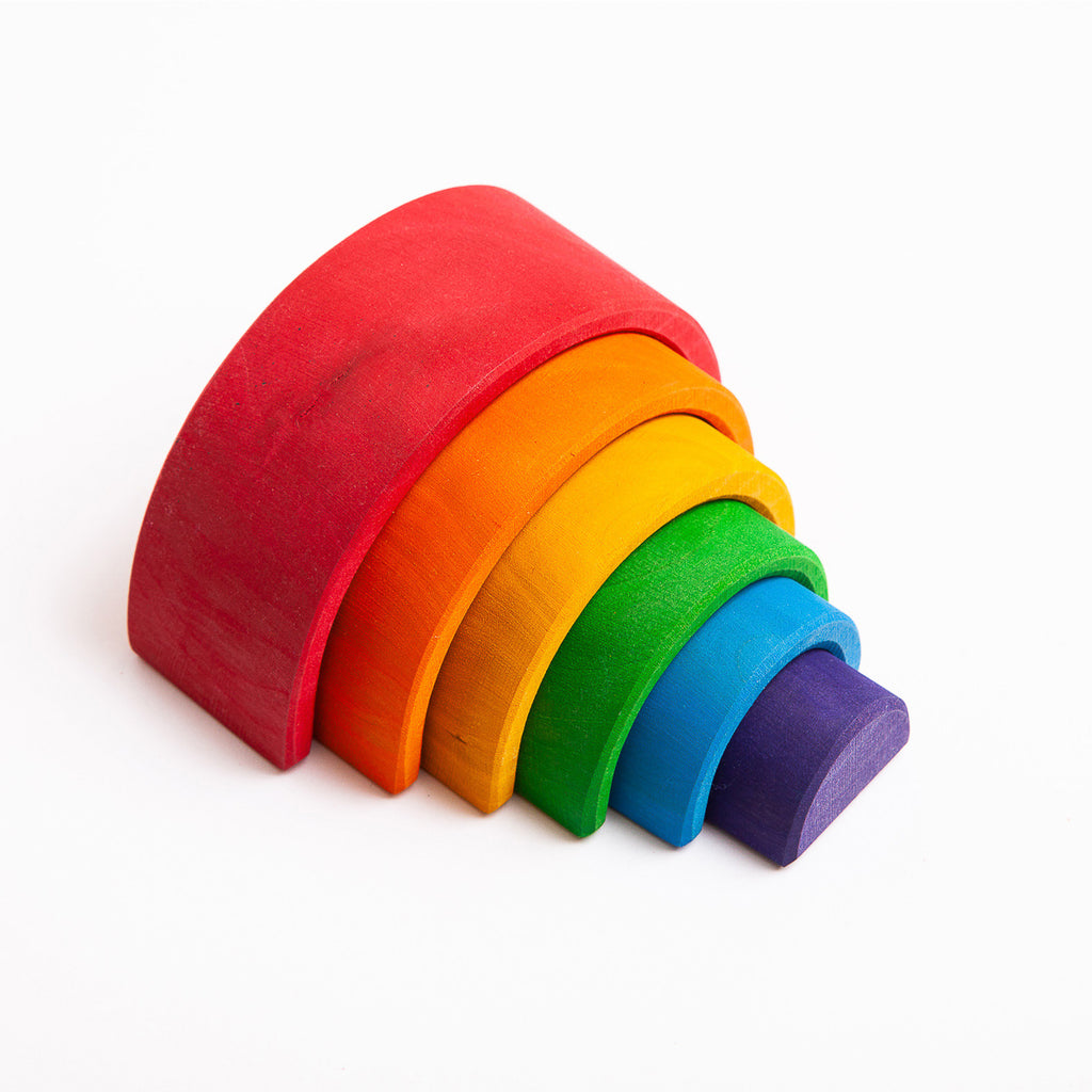Small Rainbow - Grimm's Spiel & Holtz - The Acorn Store - Wooden Toy