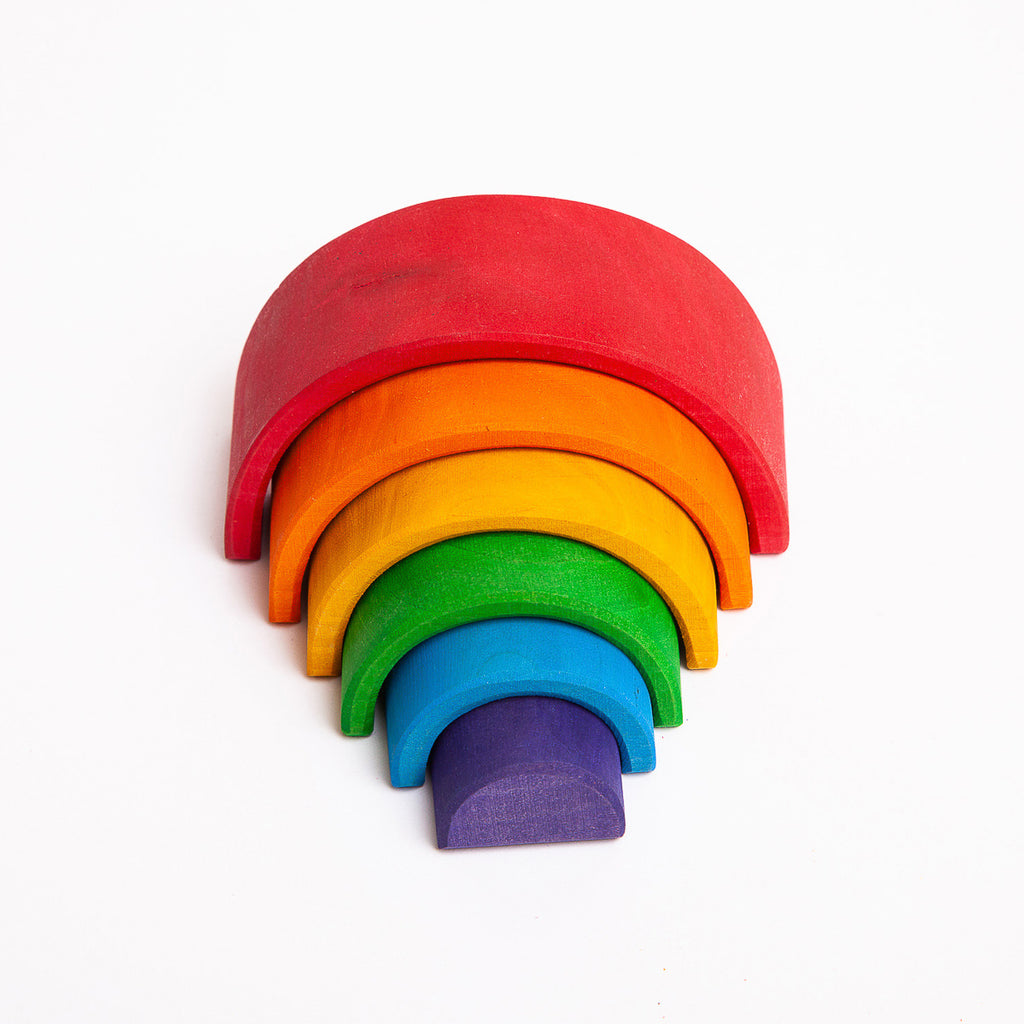 Small Rainbow - Grimm's Spiel & Holtz - The Acorn Store - Wooden Toy