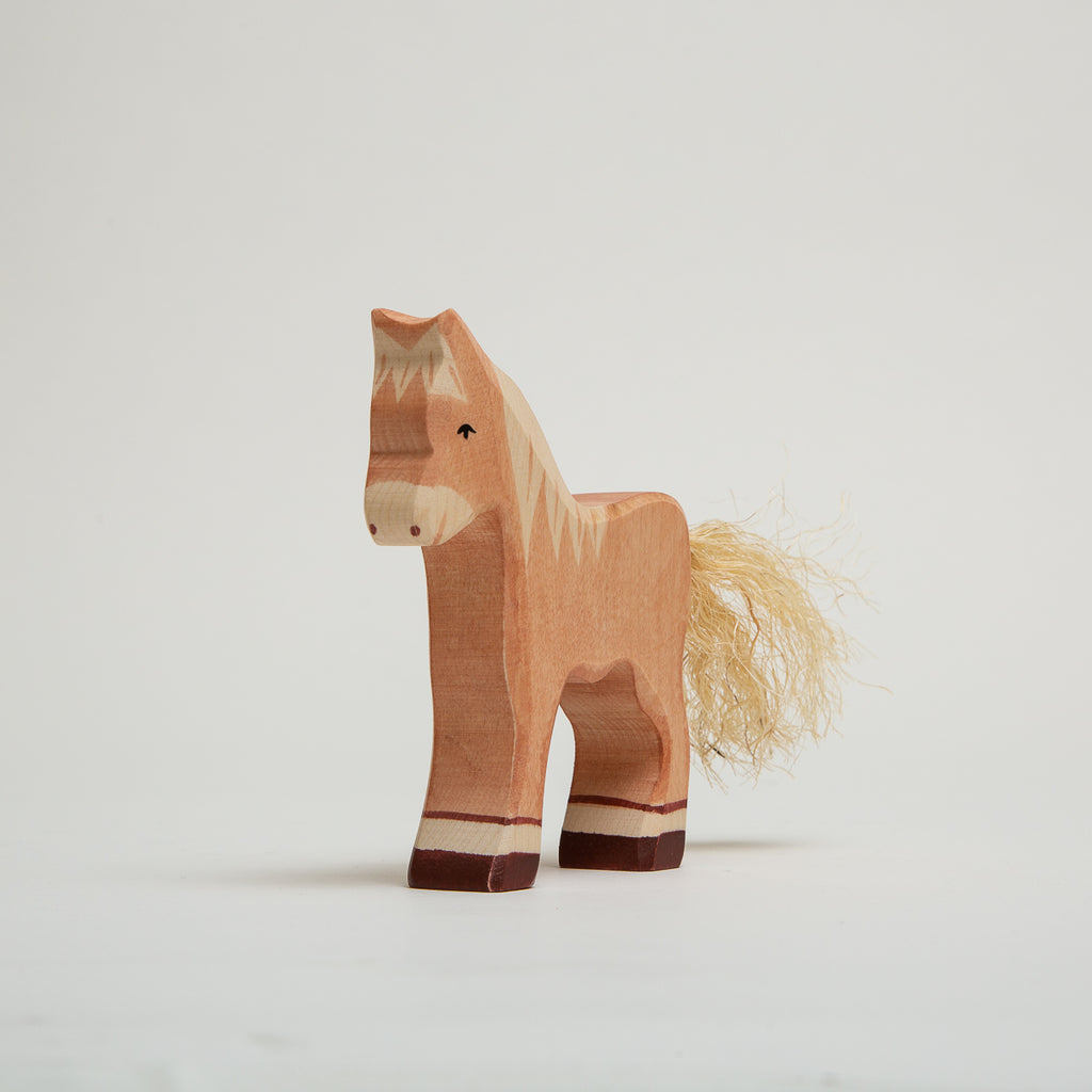 Foal Standing - Light Brown - Holztiger - The Acorn Store - Décor