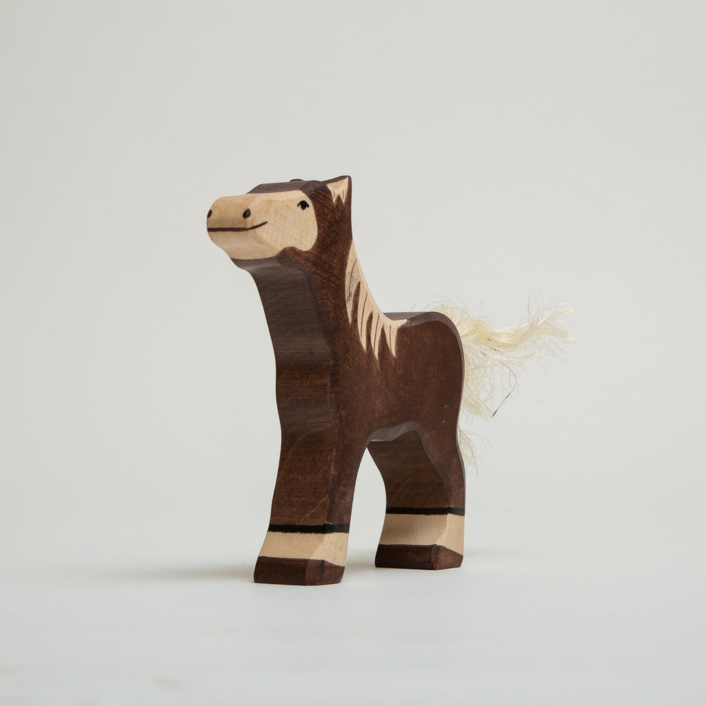 Foal - Standing Dark Brown - Holztiger - The Acorn Store - Décor