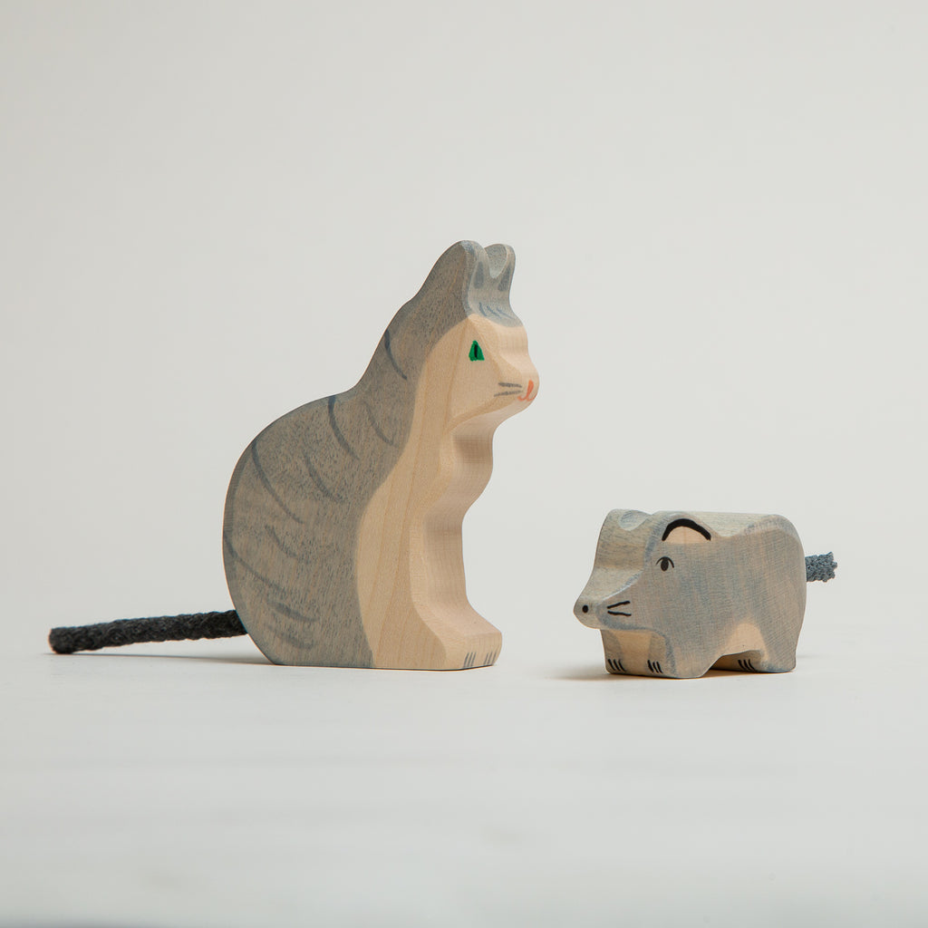 Mouse - Grey - Holztiger - The Acorn Store - Décor