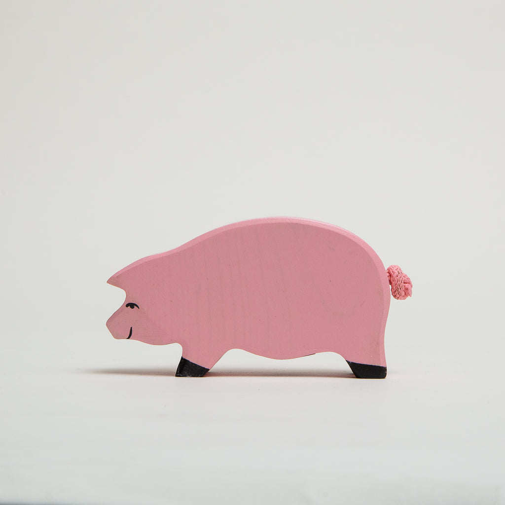 Pig - Pink - Holztiger - The Acorn Store - Décor