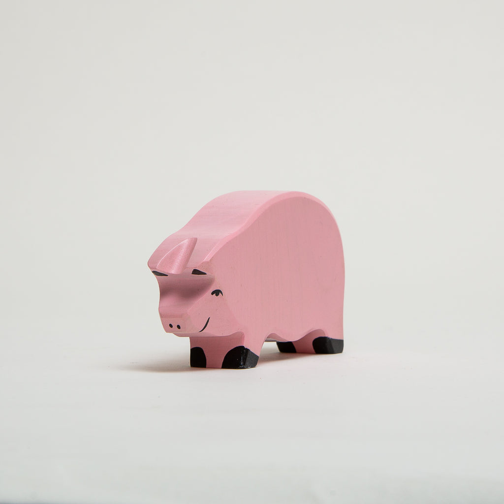 Pig - Pink - Holztiger - The Acorn Store - Décor