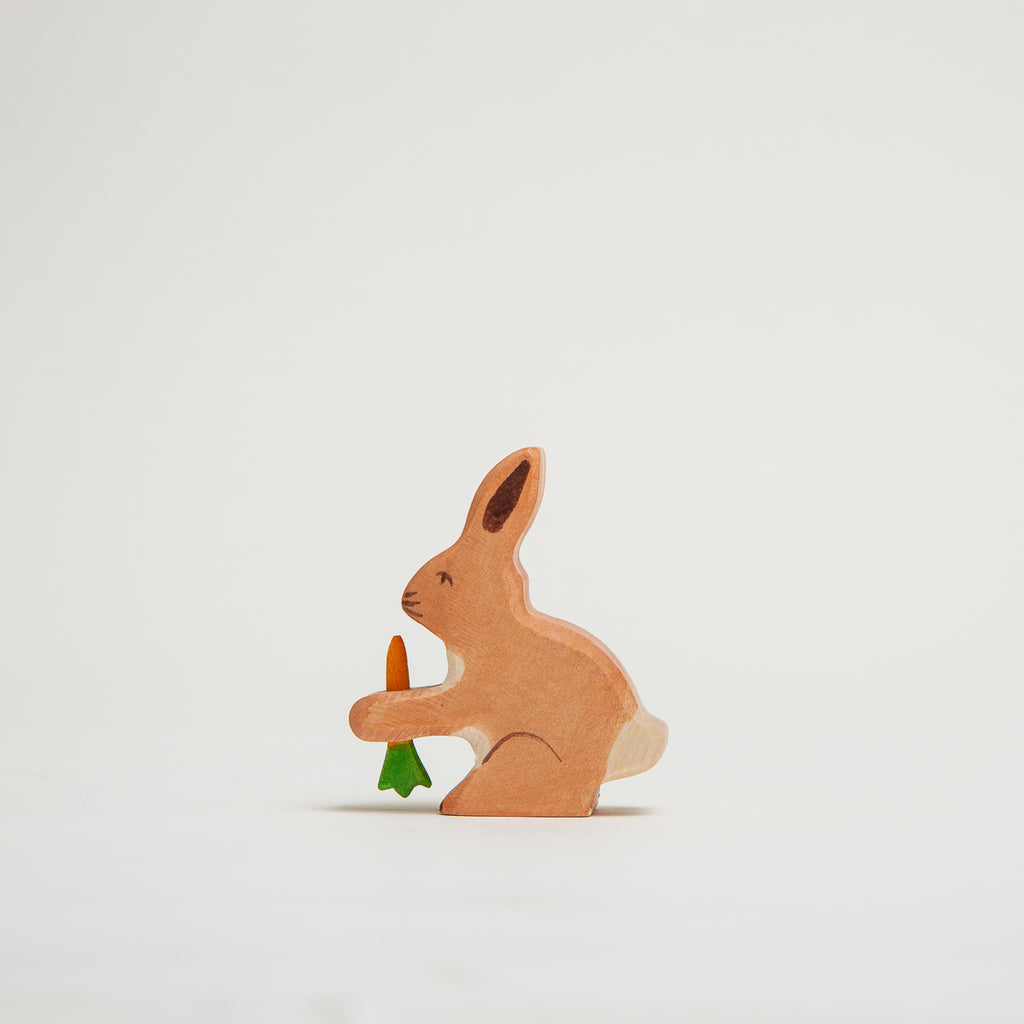 Hare With Carrot - Holztiger - The Acorn Store - Décor