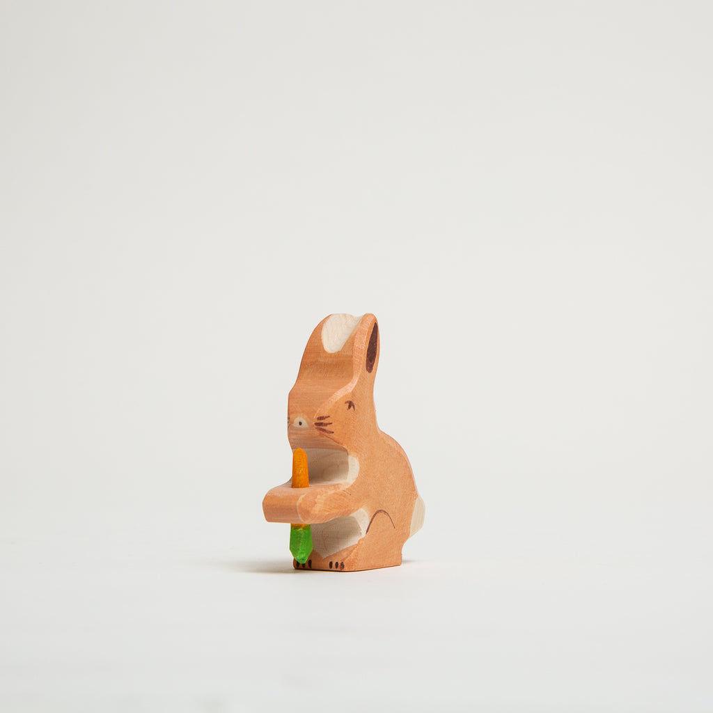 Hare With Carrot - Holztiger - The Acorn Store - Décor