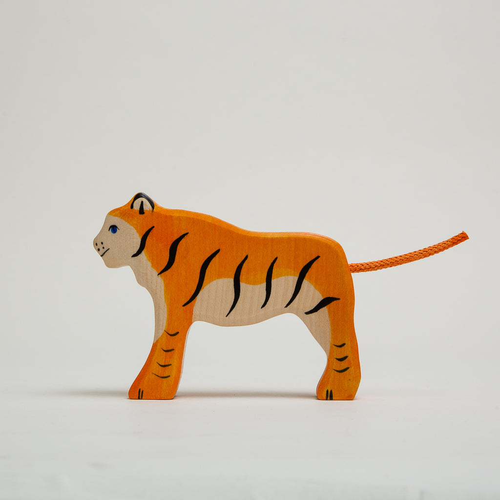 Tiger Standing - Orange - Holztiger - The Acorn Store - Décor