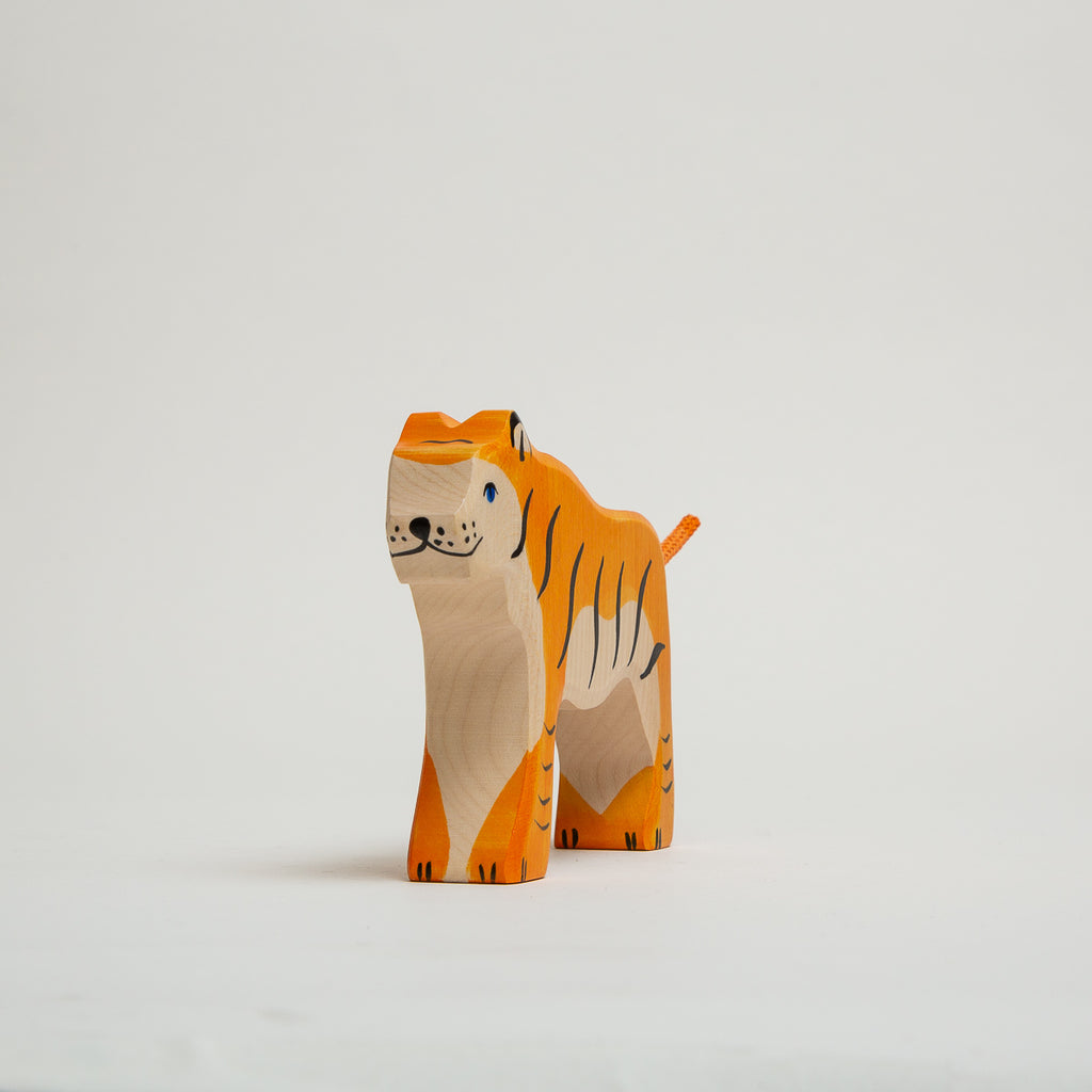 Tiger Standing - Orange - Holztiger - The Acorn Store - Décor